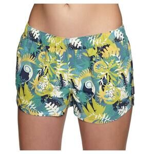PATAGONIA Barely Baggies Wild Waratah Tasmanian Teal Shorts M